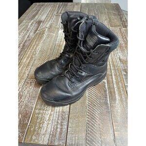 5.11 Tactical Men's ATAC 2.0 Sz 8 /41 Side Zip Black Leather Quarter Combat Boot